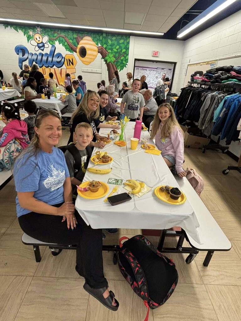 Staff and volunteers pictured at the Beechview Volunteer celebration luncheon at the end of the school year.