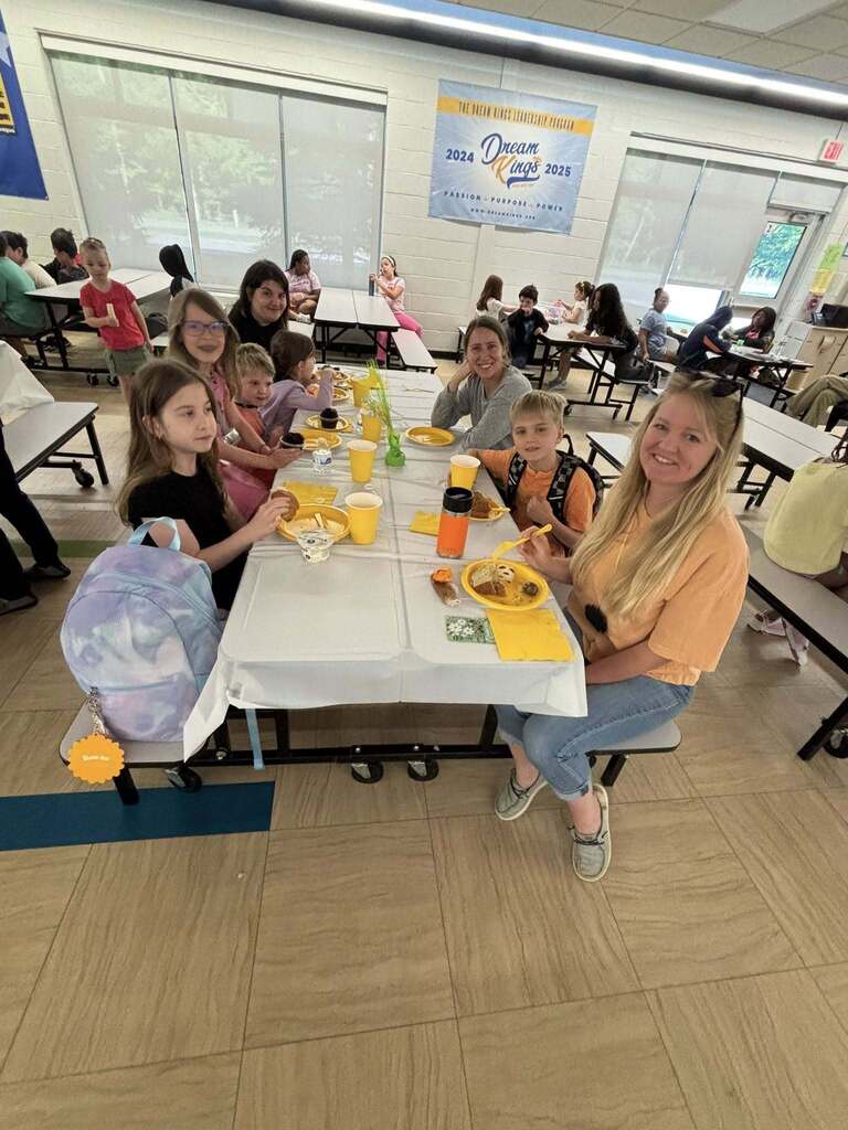 Staff and volunteers pictured at the Beechview Volunteer celebration luncheon at the end of the school year.
