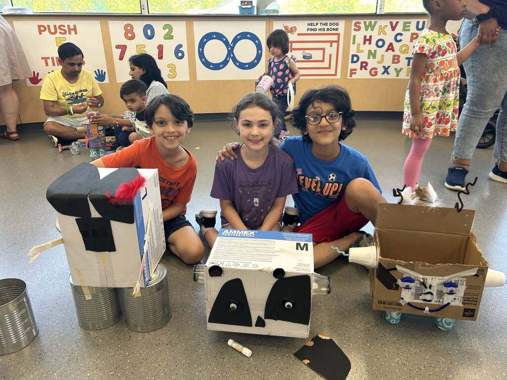 FECC Students with their Science Fair project.