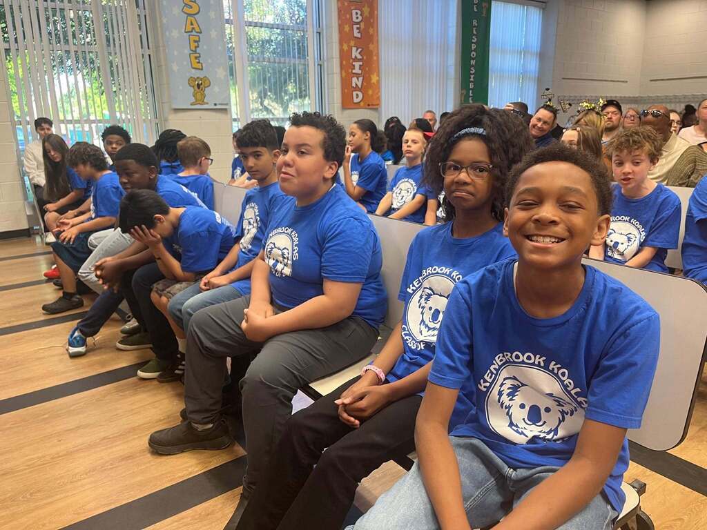 5th graders honored at the Kenbrook Farewell Celebration