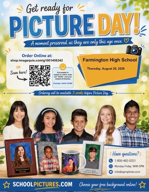 Picture day informational flyer