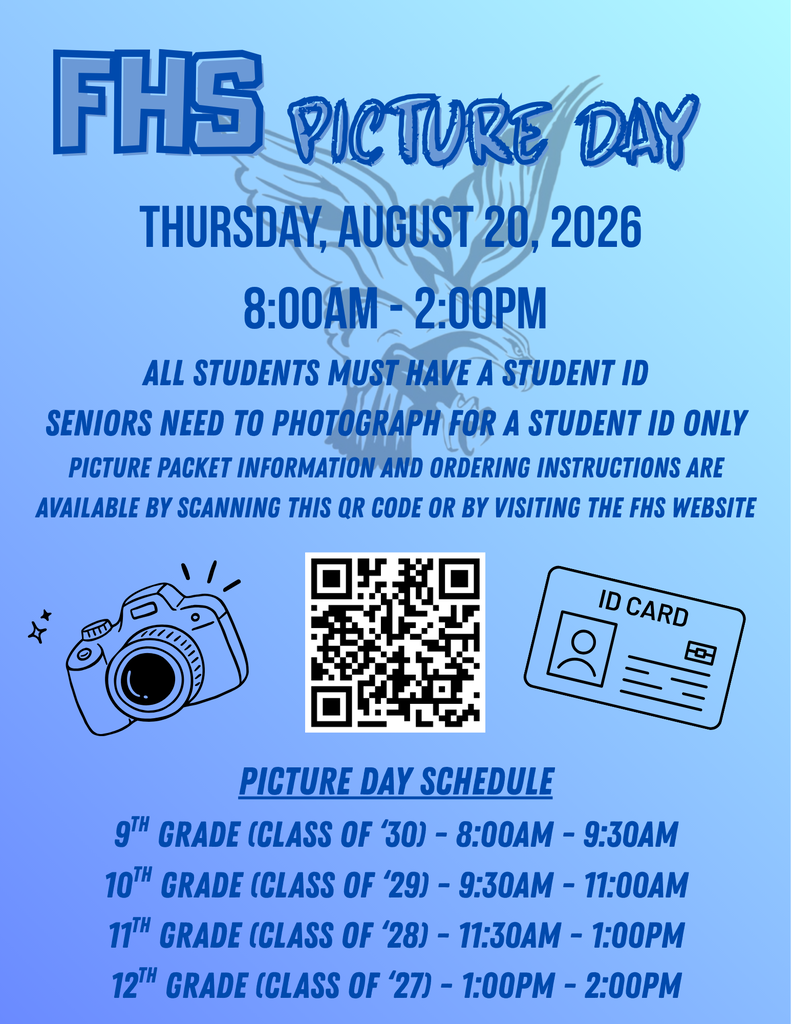 Picture day schedule by class
