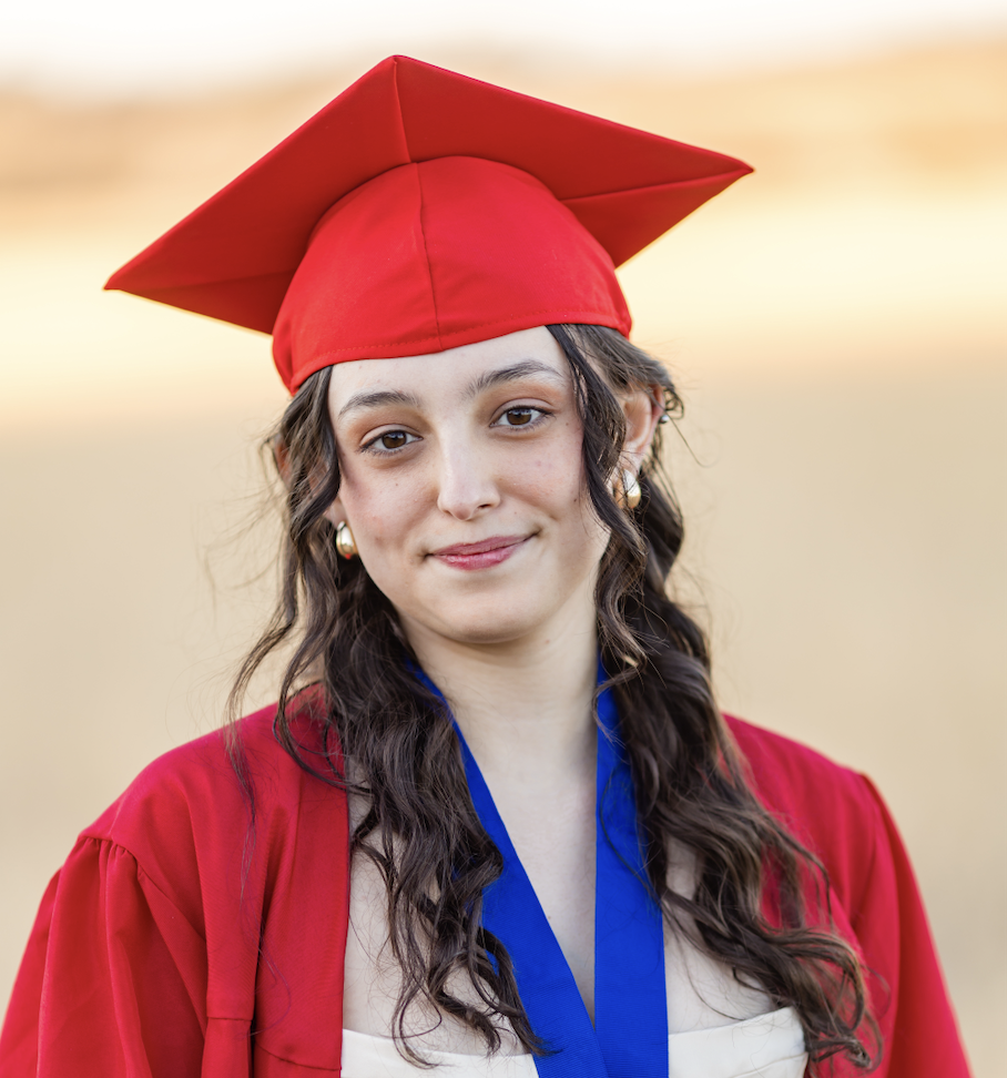 picture of student in graduation gown