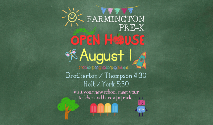 Pre-K Open House Flyer
