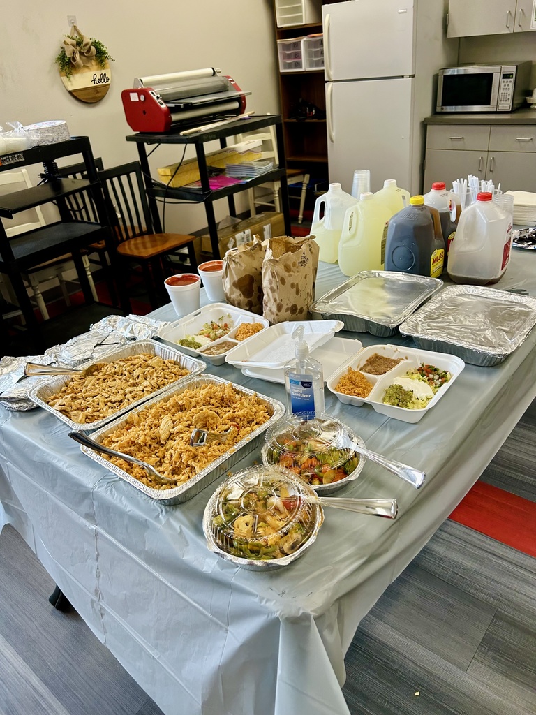 Mexican food in the teachers lounge