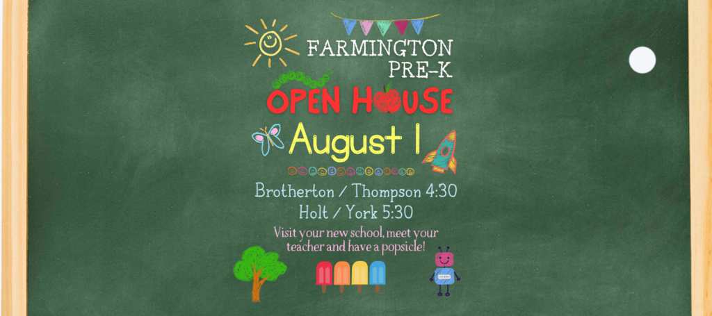 Pre-K Open House Flyer