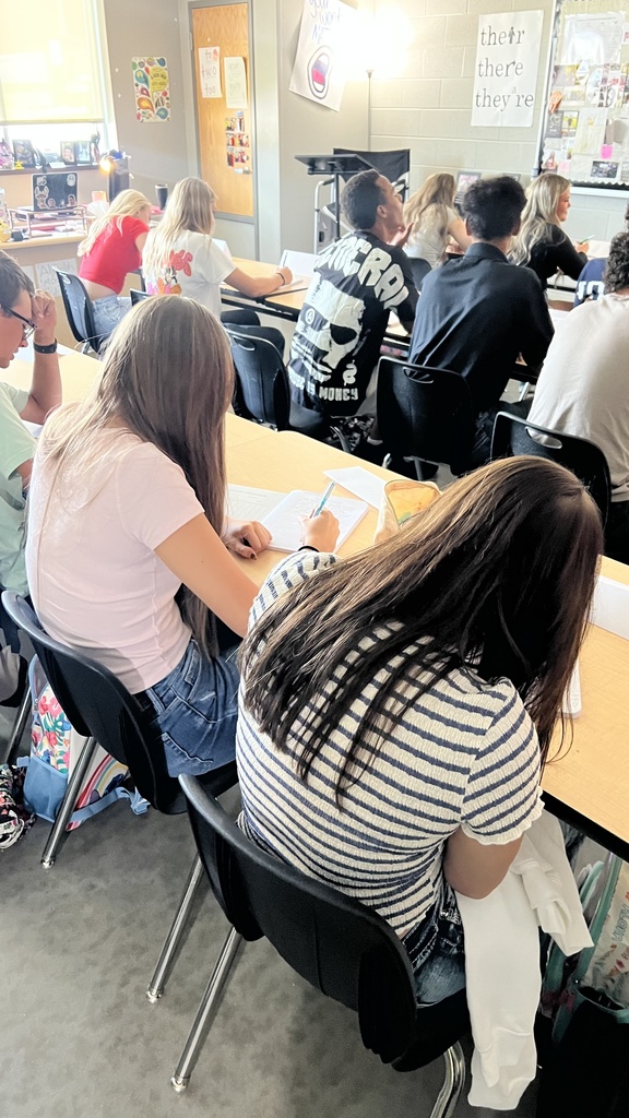 picture of students working 