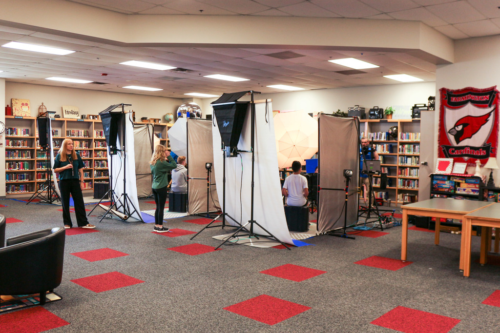 Picture day booth setup