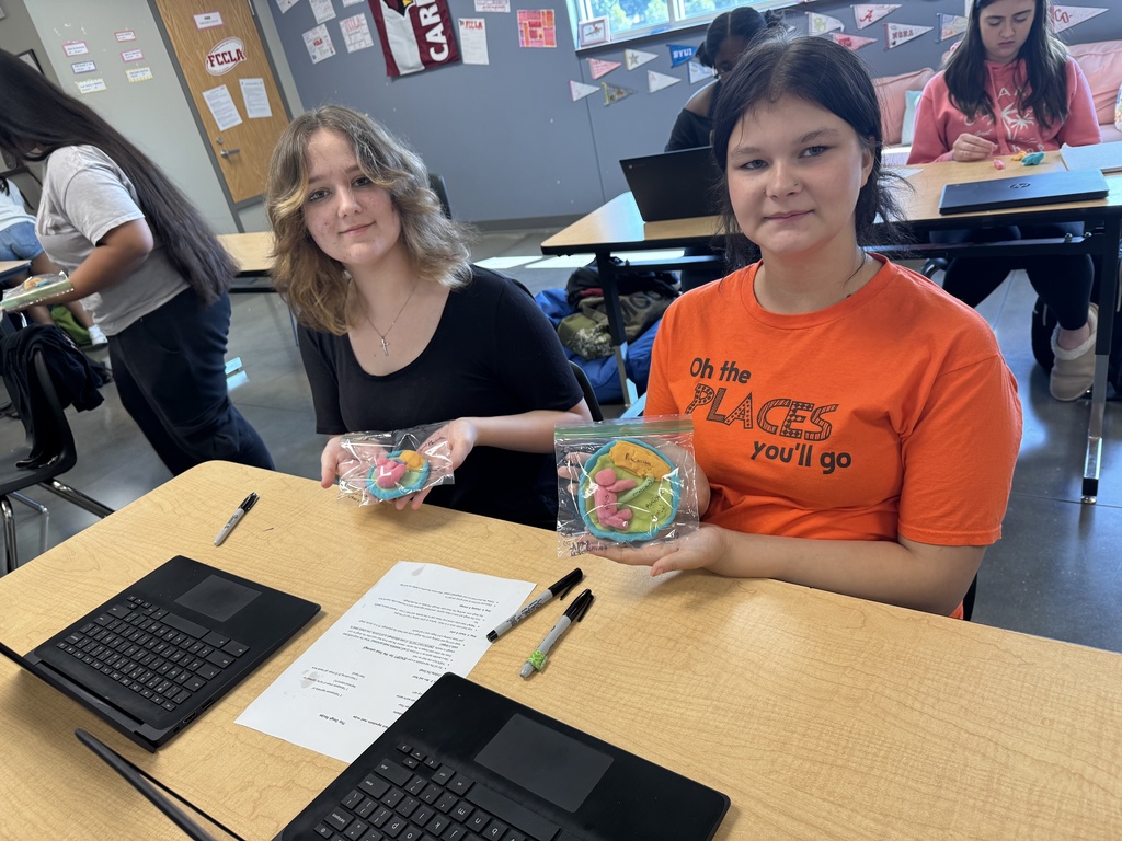 students making play doh