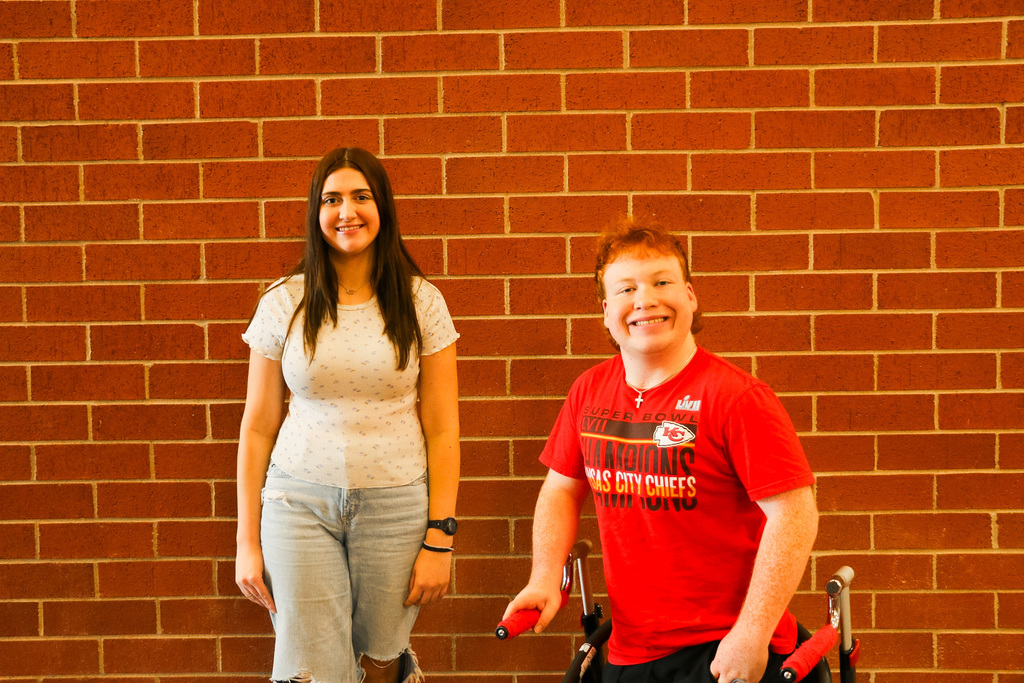 students posing together 
