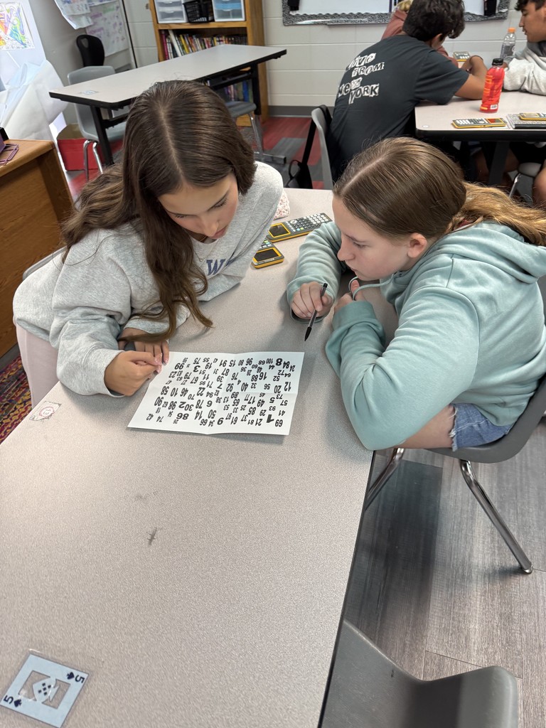 Students working in Algebra 1