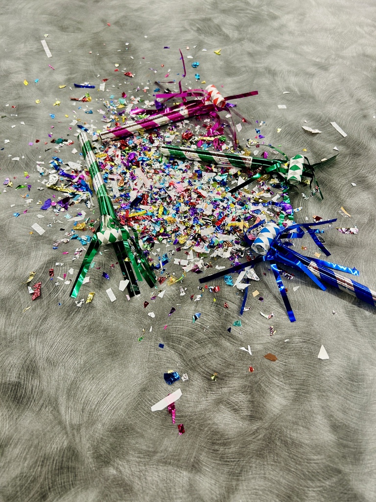 Confetti on the table