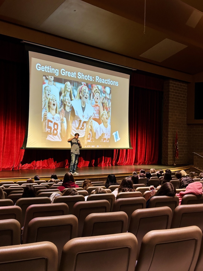Presenter in the auditorium