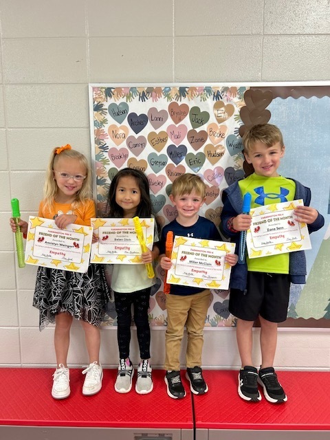 Four Pre-K Students