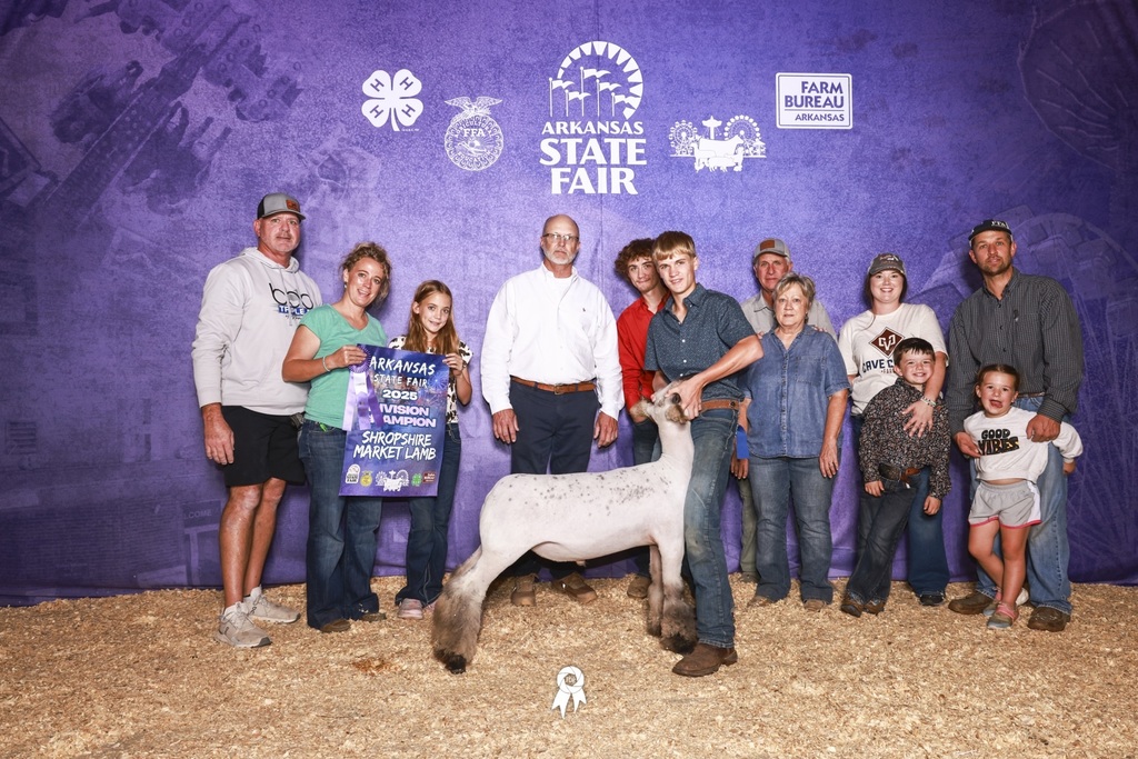 Corbin and family at the Arkansas State Fair