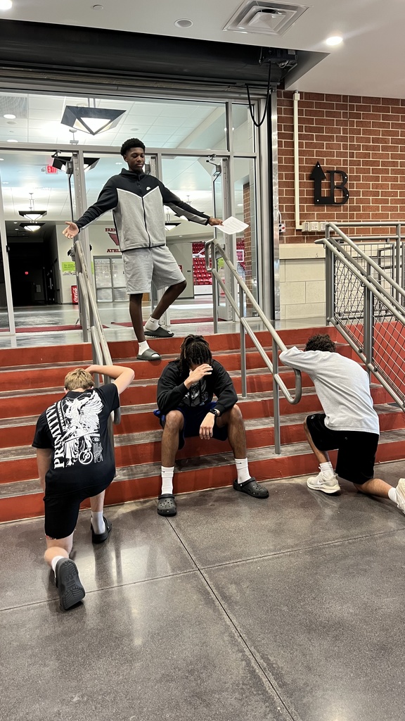 students posing in random poses