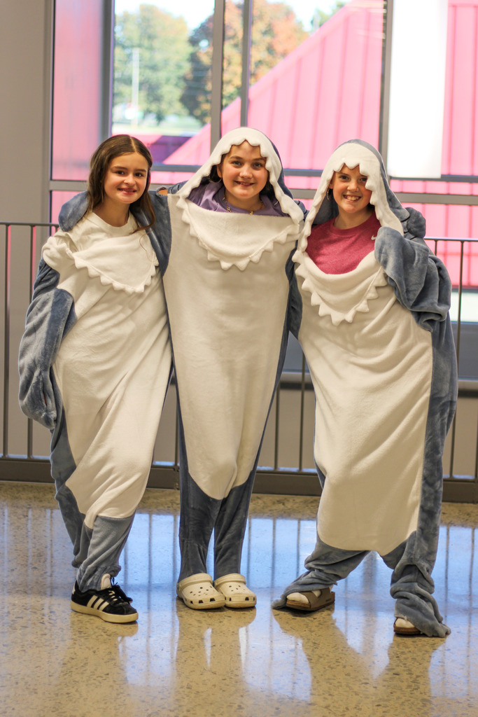 Students dressed up for halloween