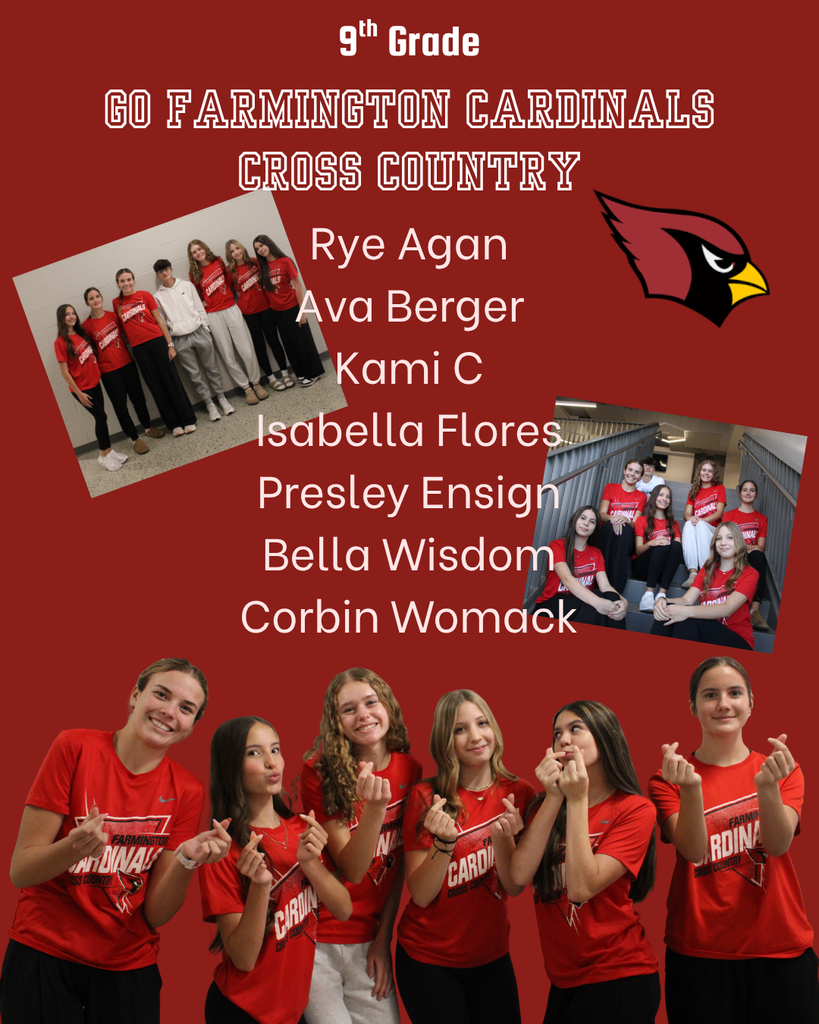 9th Grade Cross Country Runners posing for photo.