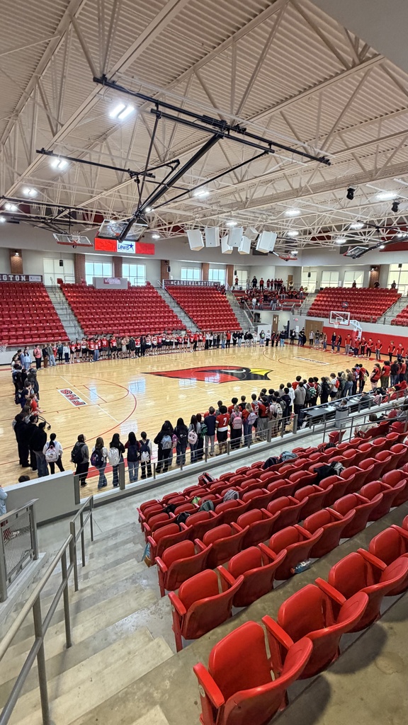 students standing in circle