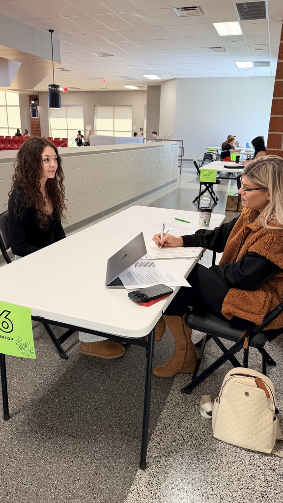 students interviewing
