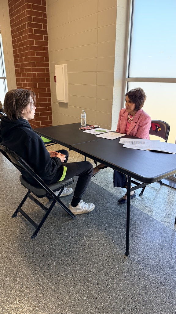 students interviewing