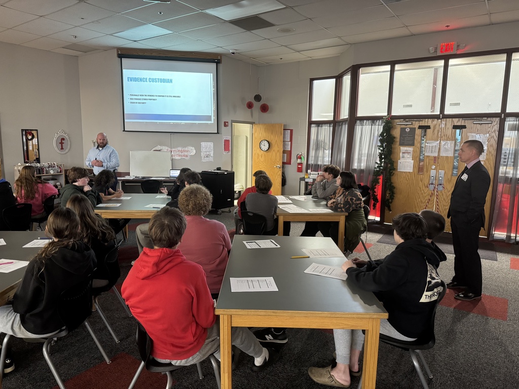 WCSO Detectives talking to students