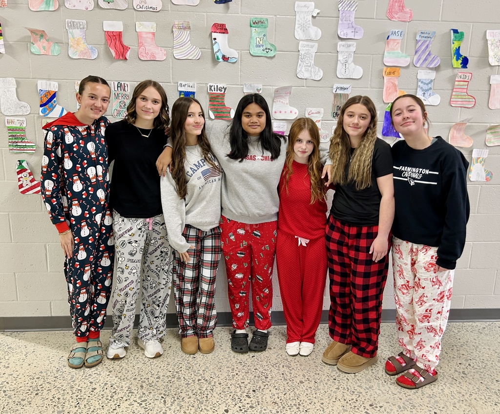 Students during PJ day