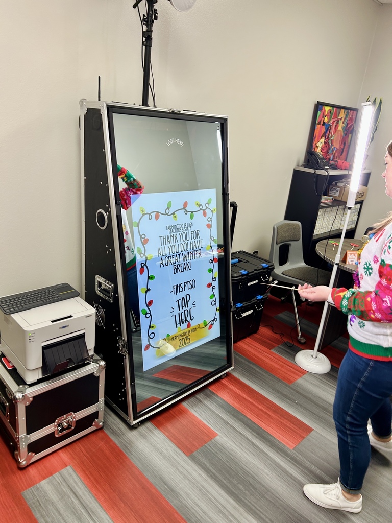 Photo booth for teachers