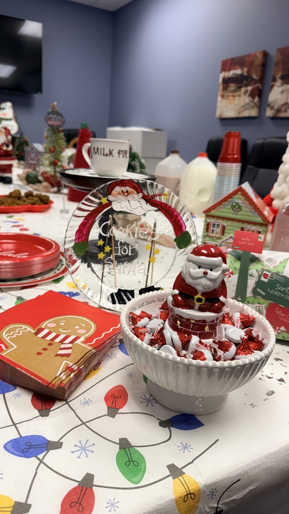 decor and cookies on table