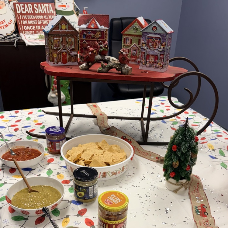 picture of table of treats 