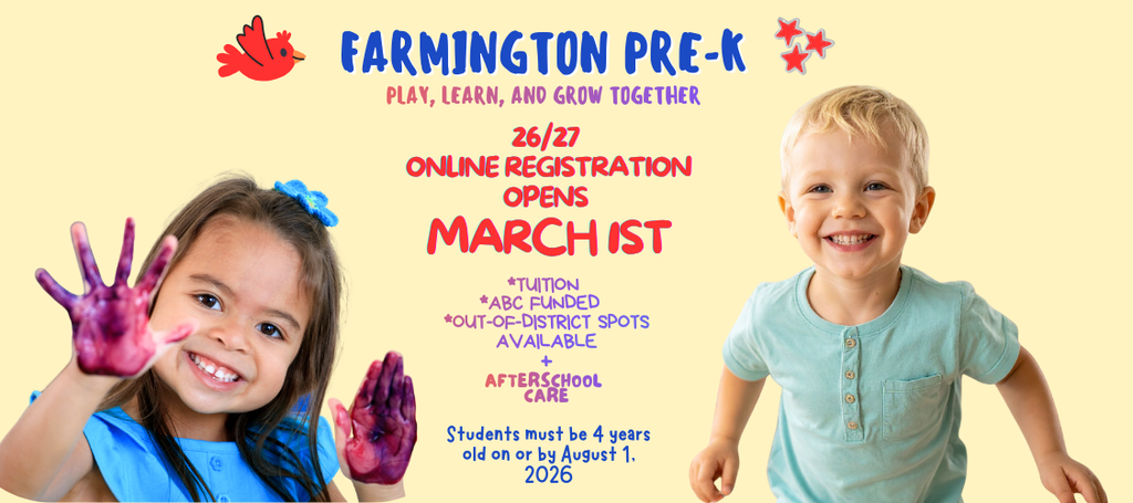 Pre-K Registration Flyer