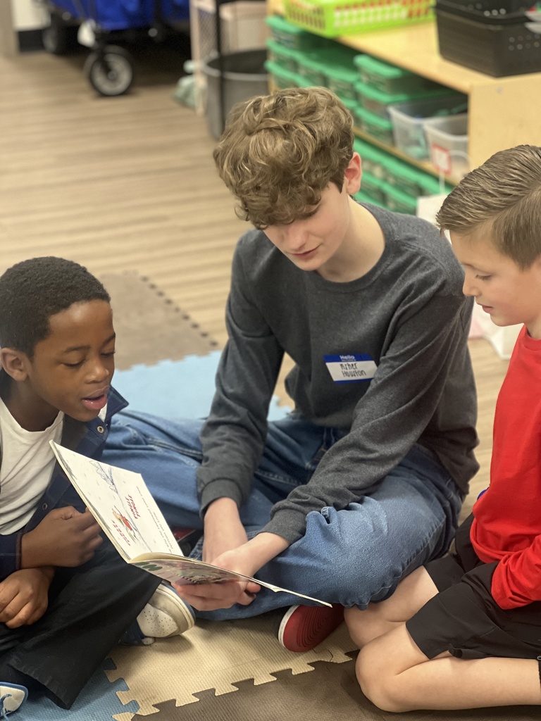 9th Grade Reads at elementary school