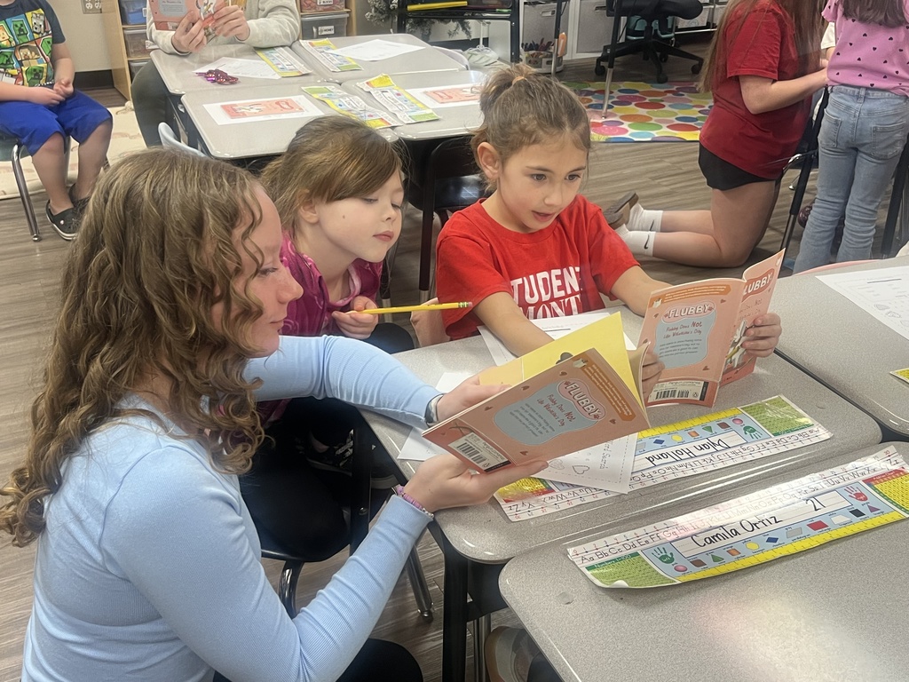 9th Grade Reads at elementary school