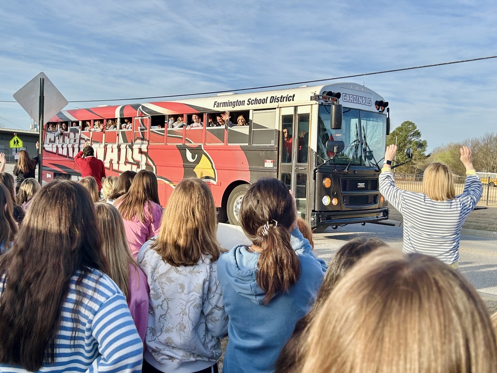 Students at FJHS send-off
