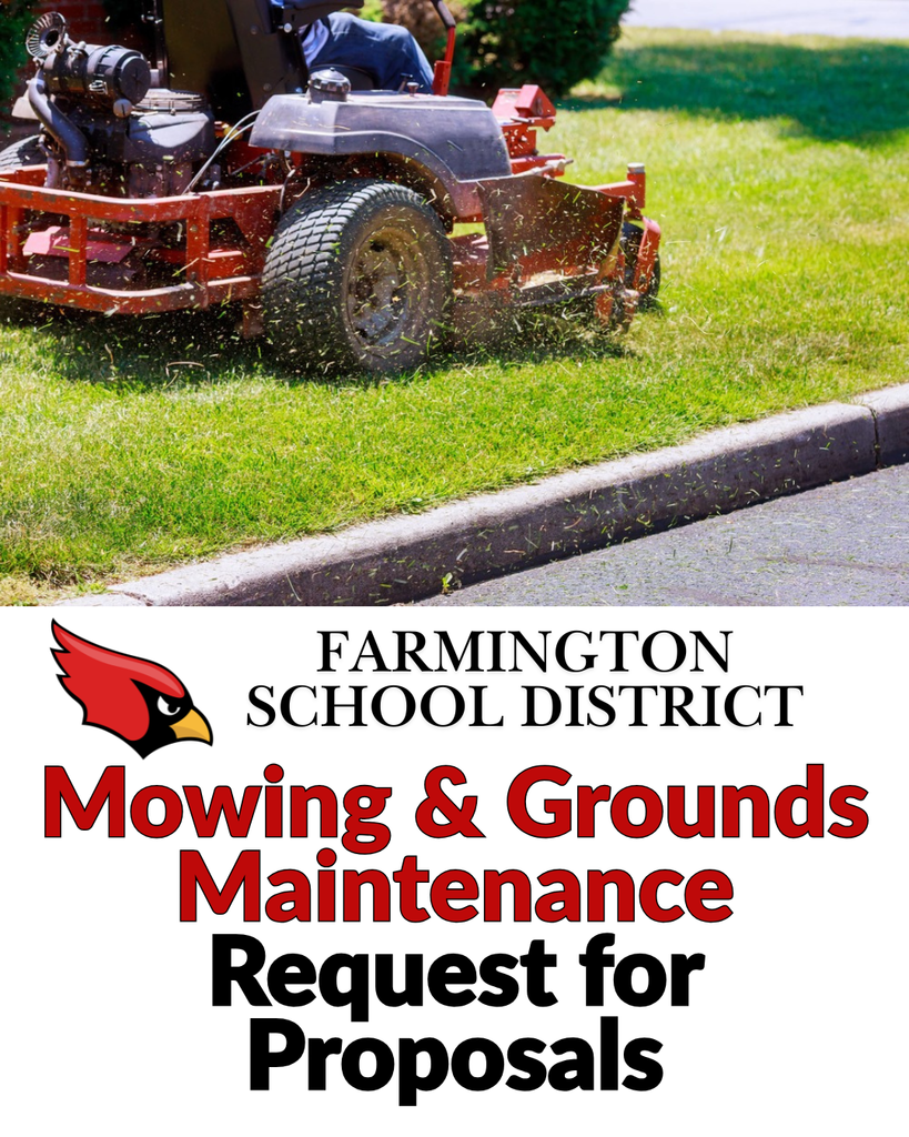 Farmington Schools Mowing RFP Graphic
