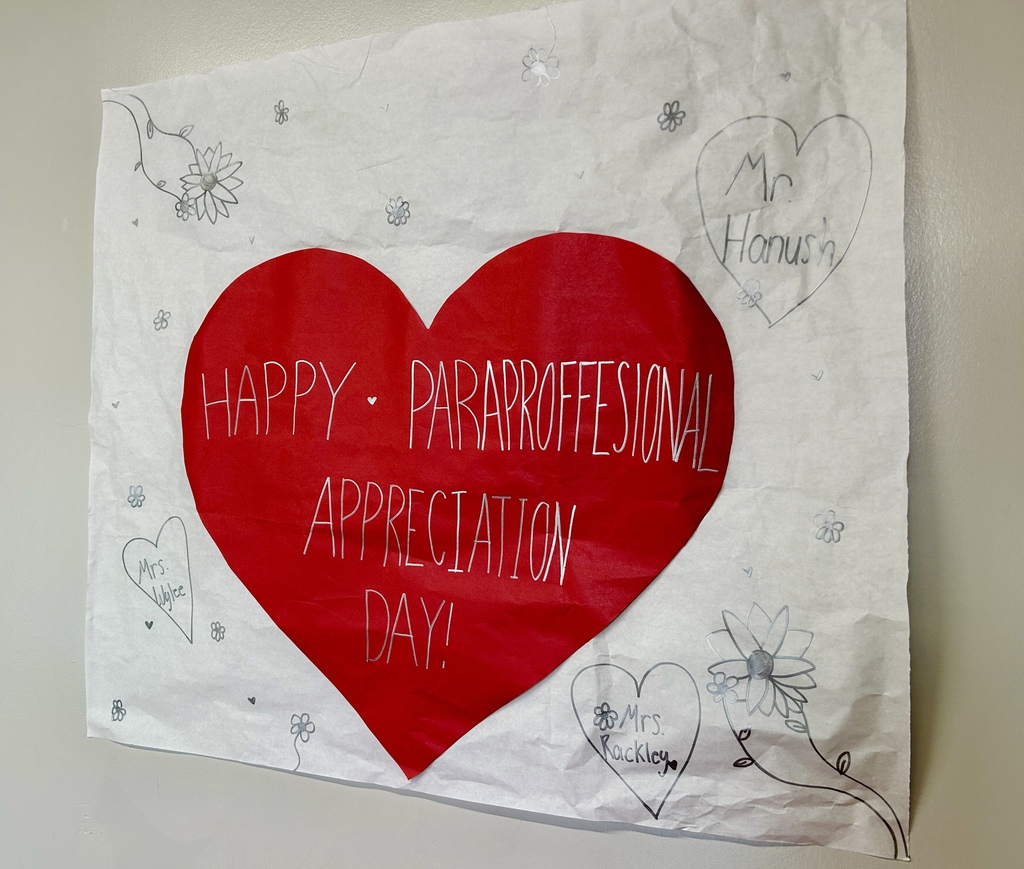 heart sign for paraprofessional day