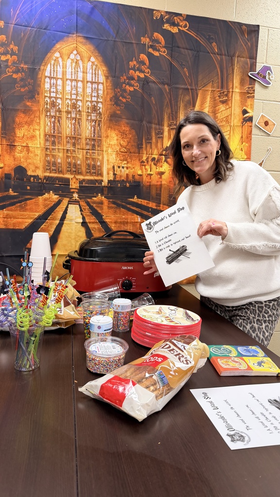 teacher with candy bar
