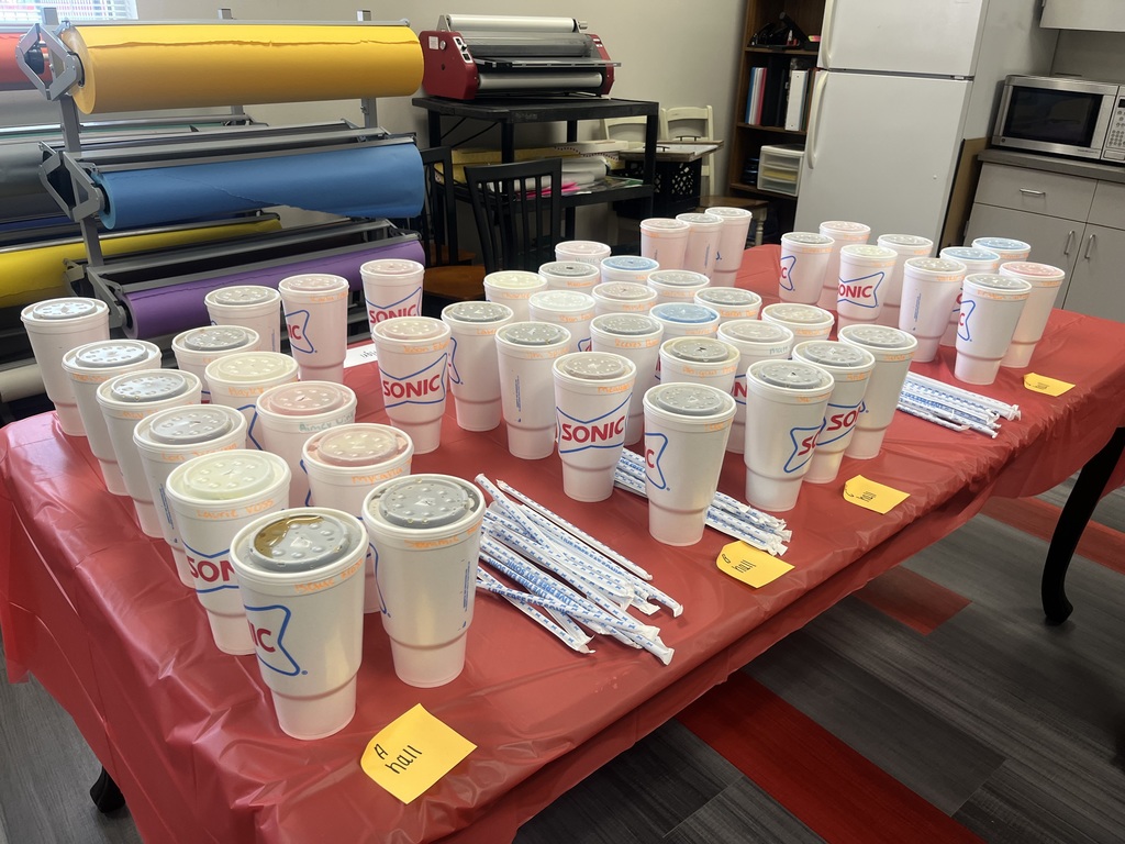 Sonic drinks in lounge