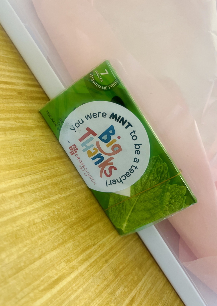 Gum from cross church