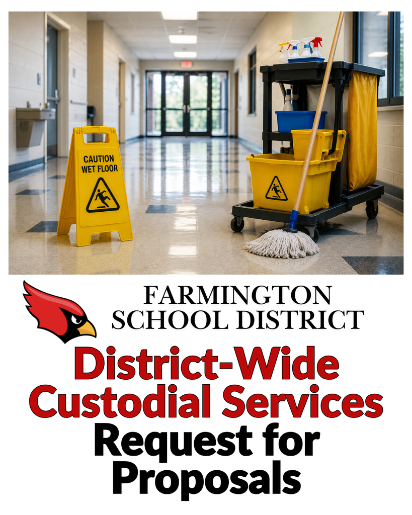 Custodial RFP Flyer with image