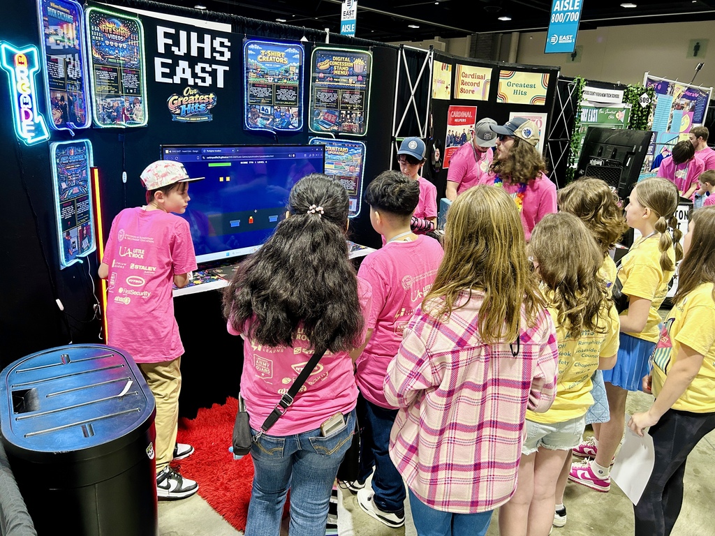 presenting to students at EASTCON