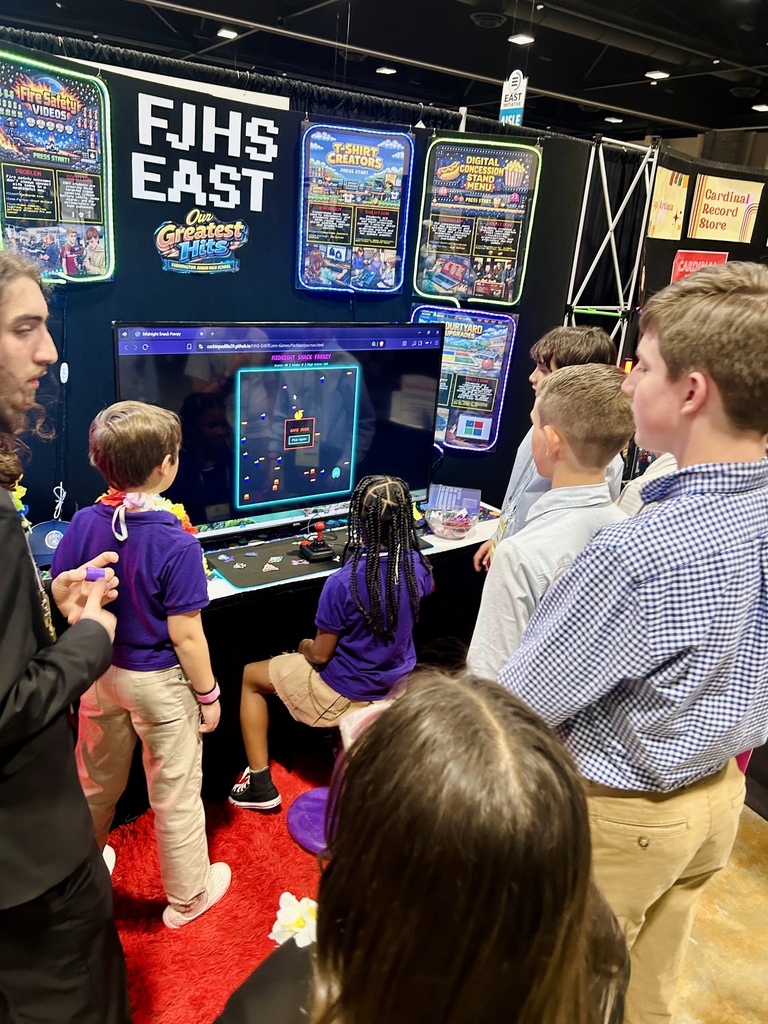 presenting to students at EASTCON