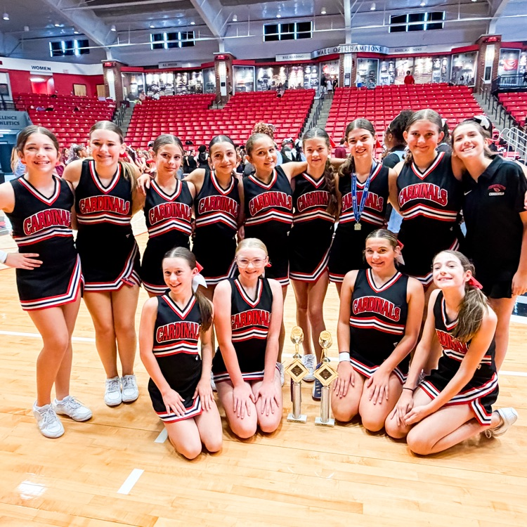 seventh grade cheerleaders