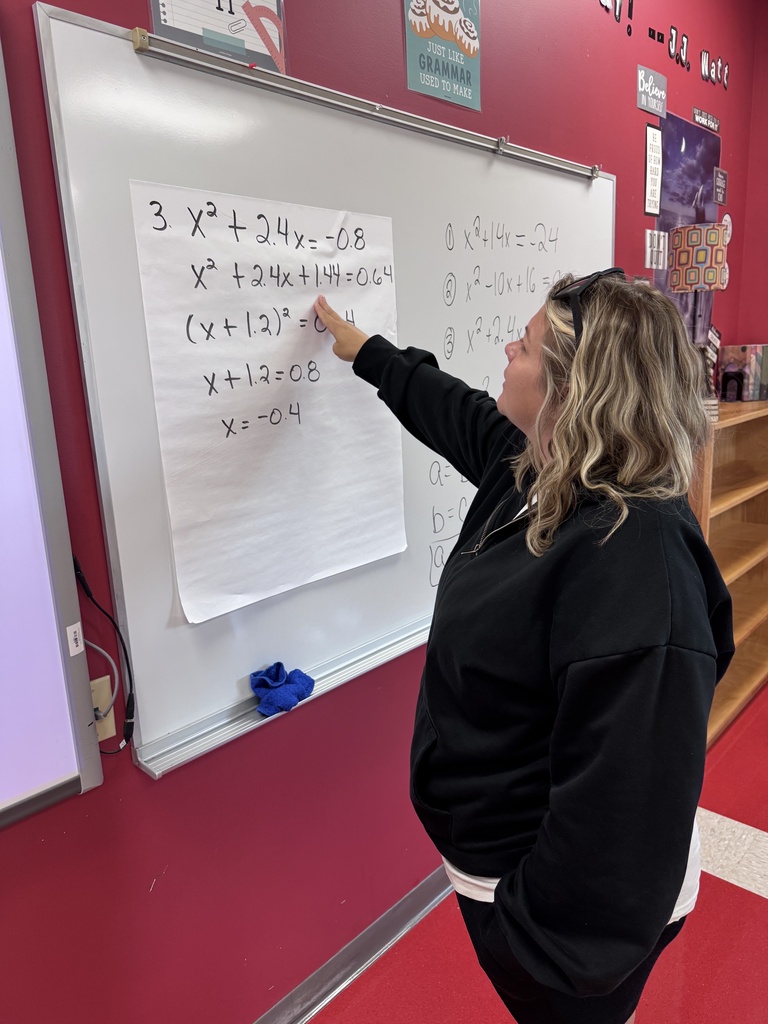 Teacher at Math PD