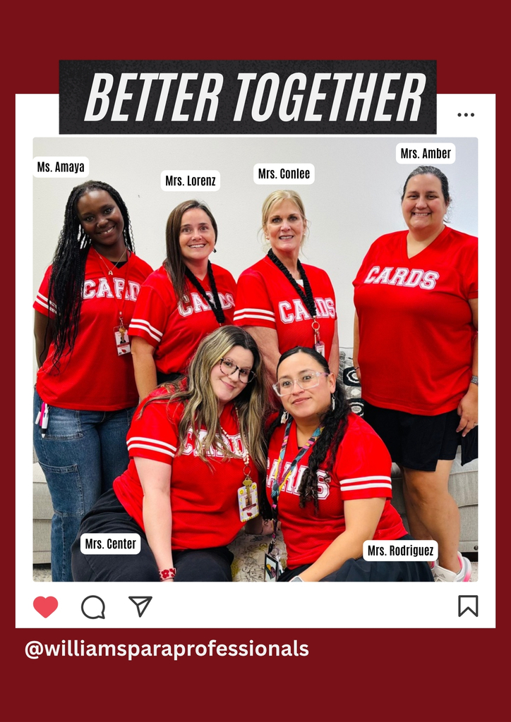 A group of women in red shirts, some kneeling, others standing, pose for a photo with text above them reading "BETTER TOGETHER".