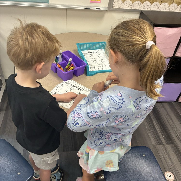 Writing in centers