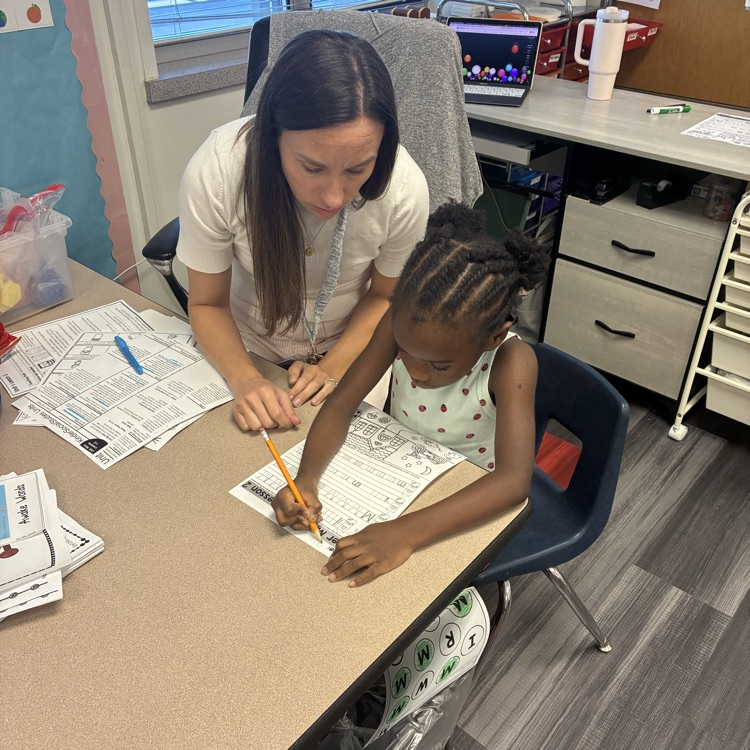Learning to write letters 