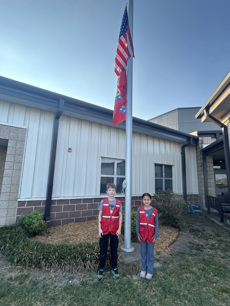Ambassadors put up the flags