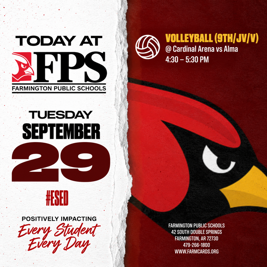 Poster with red and white background featuring a sports team logo, date, and event details.