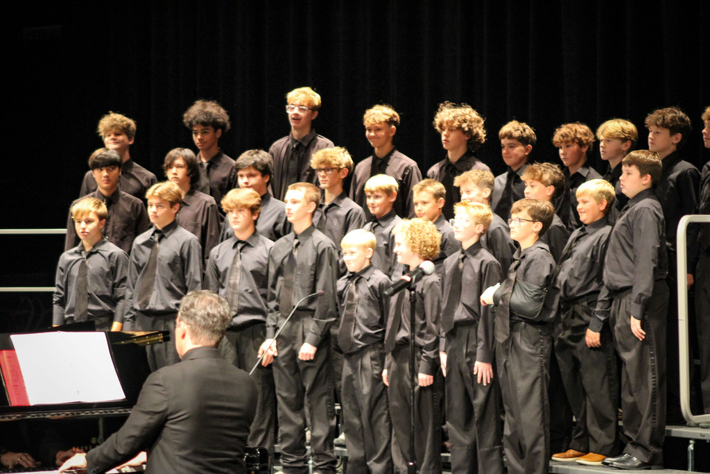 FJHS Choir on stage
